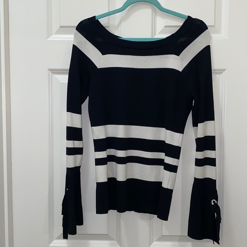 Long Bell Sleeve International Concepts Top